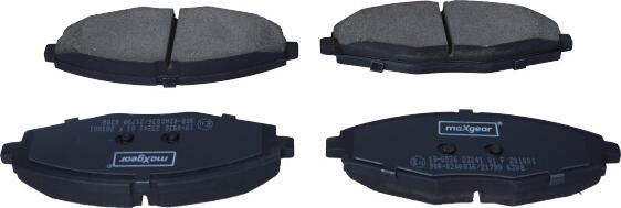 Maxgear 19-0536 - Brake Pad Set, disc brake europarts.cy