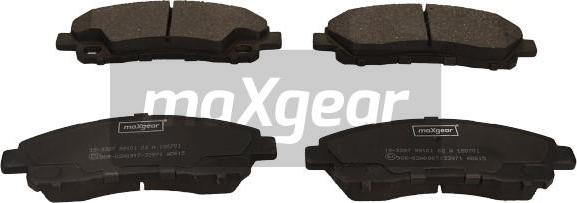 Maxgear 19-3397 - Brake Pad Set, disc brake europarts.cy