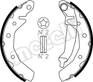 Metelli 53-0046 - Brake Shoe Set europarts.cy