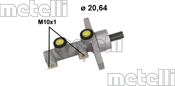 Metelli 05-1223 - Brake Master Cylinder europarts.cy