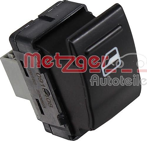 Metzger 0916408 - Switch, window regulator europarts.cy