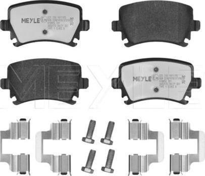 Meyle 025 239 1417/PD - Brake Pad Set, disc brake europarts.cy