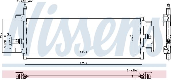 NISSENS 606248 - Cooler, drive battery europarts.cy