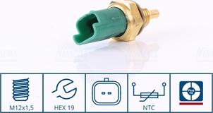 NISSENS 207087 - Sensor, coolant temperature europarts.cy