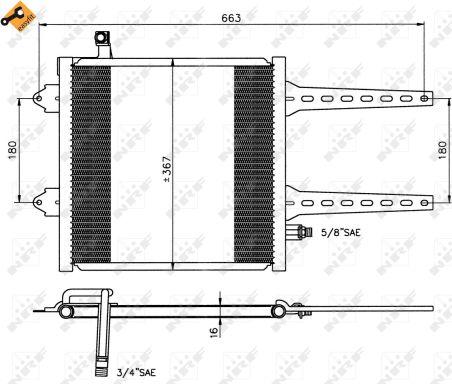 NRF 35049 - Condenser, air conditioning europarts.cy