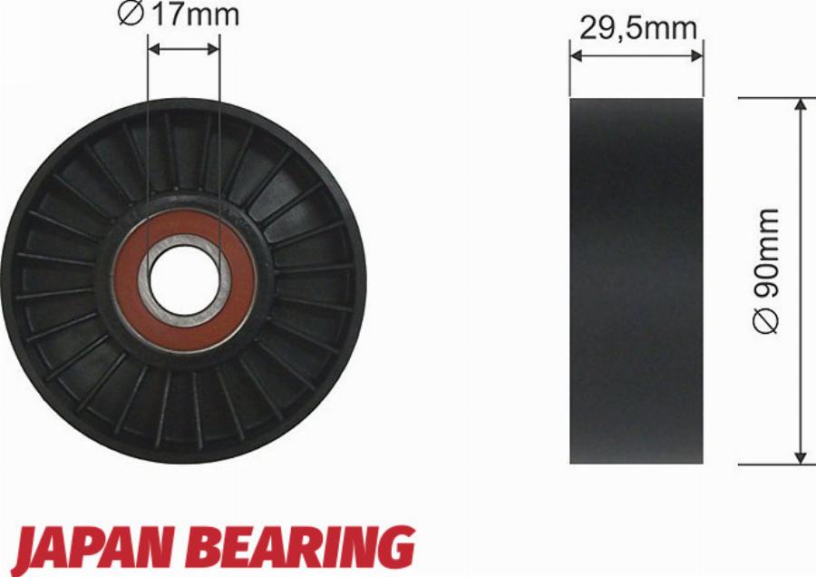 NTY RNK-CH-023 - Pulley, v-ribbed belt europarts.cy