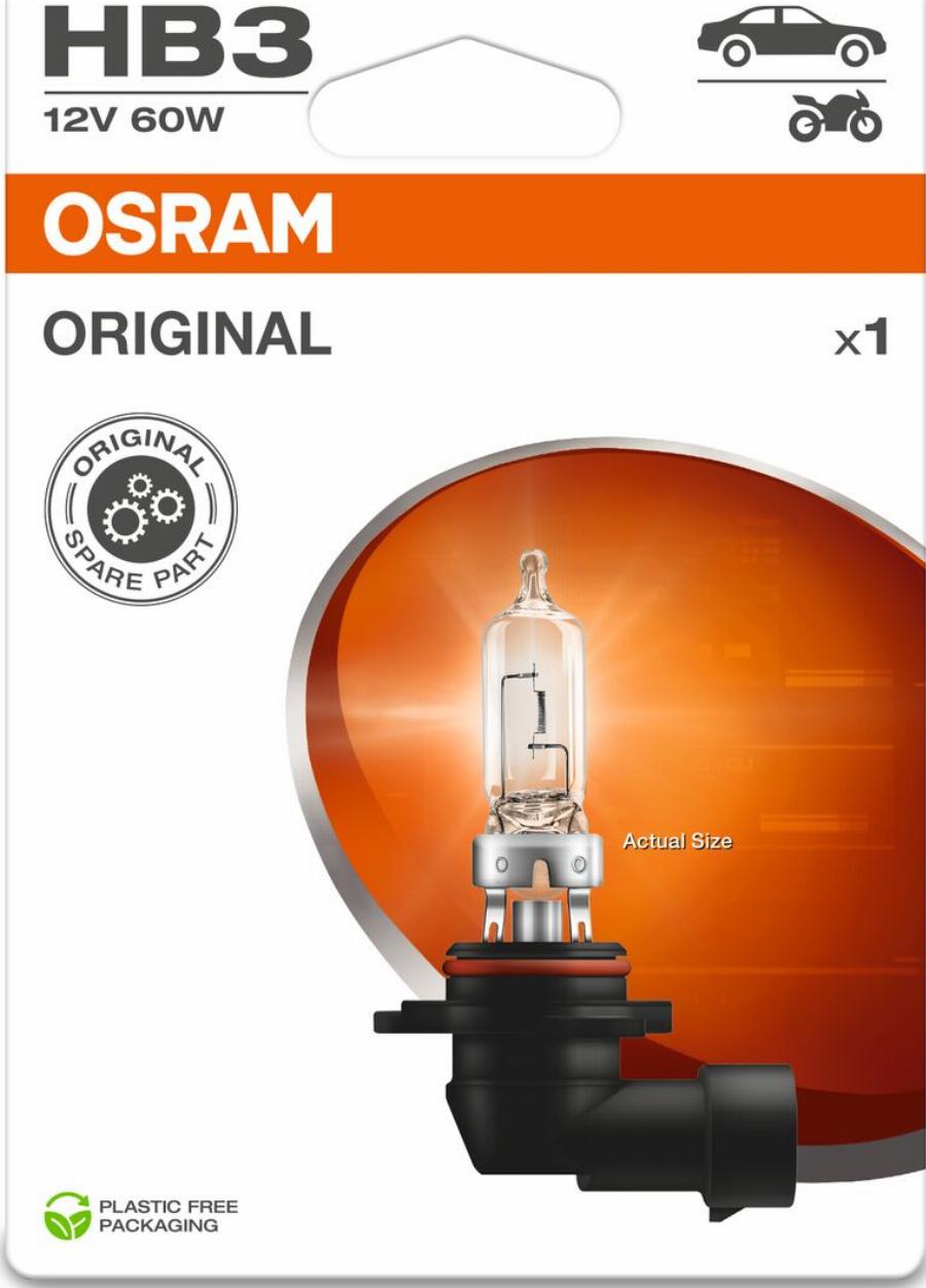 OSRAM 9005-1BL - Bulb, spotlight europarts.cy