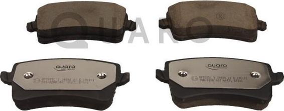 QUARO QP7525C - Brake Pad Set, disc brake europarts.cy