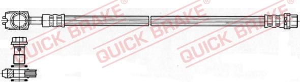 QUICK BRAKE 50.048X - Brake Hose europarts.cy
