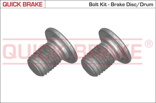 QUICK BRAKE 11661K - Screw Set, brake disc europarts.cy