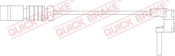 QUICK BRAKE WS0212B - Warning Contact, brake pad wear europarts.cy
