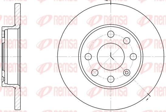 Remsa 6059.00 - Brake Disc europarts.cy