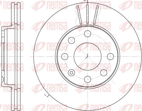 Remsa 6061.10 - Brake Disc europarts.cy