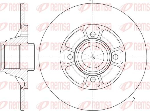 Remsa 6075.00 - Brake Disc europarts.cy