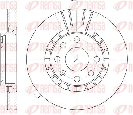 Remsa 6178.10 - Brake Disc europarts.cy