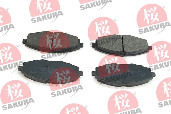 SAKURA 600-00-8370 - Brake Pad Set, disc brake europarts.cy