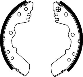 Textar 91045100 - Brake Shoe Set europarts.cy