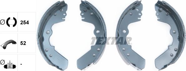 Textar 91045100 - Brake Shoe Set europarts.cy