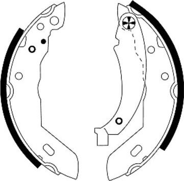Textar 91031200 - Brake Shoe Set europarts.cy