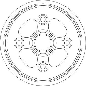 TRW DB4555 - Brake Drum europarts.cy