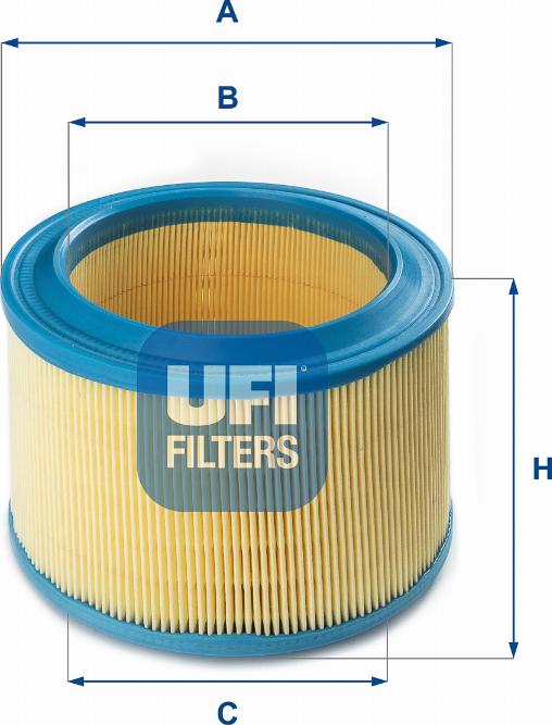 UFI 27.239.00 - Air Filter, engine europarts.cy