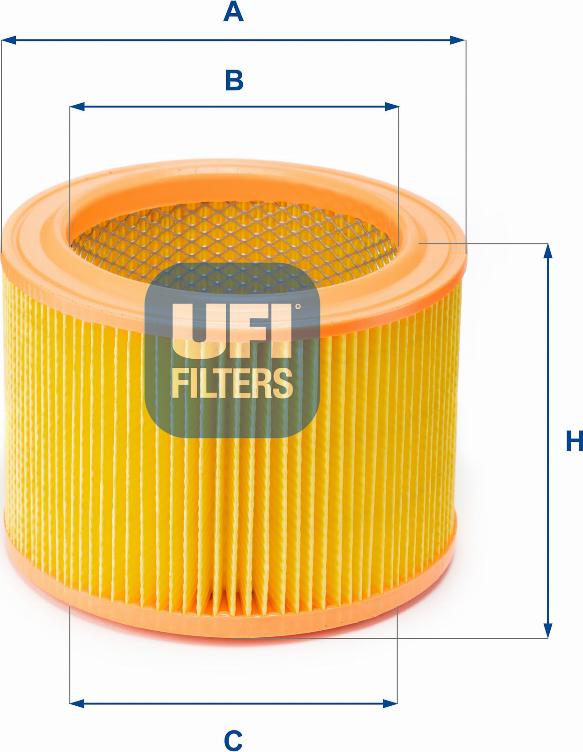 UFI 27.271.00 - Air Filter, engine europarts.cy