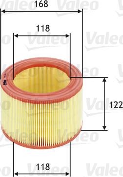 VALEO 585600 - Air Filter, engine europarts.cy
