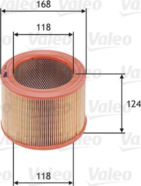 VALEO 585621 - Air Filter, engine europarts.cy