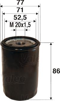 VALEO 586002 - Oil Filter europarts.cy