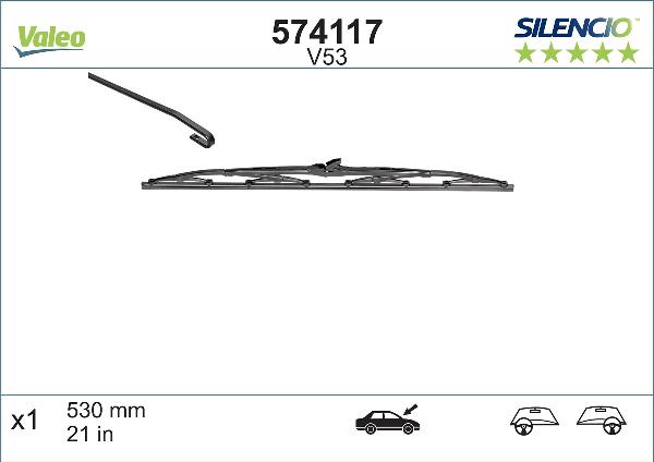 VALEO 574117 - Wiper Blade europarts.cy