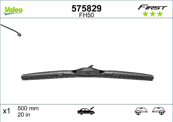 VALEO 575829 - Wiper Blade europarts.cy