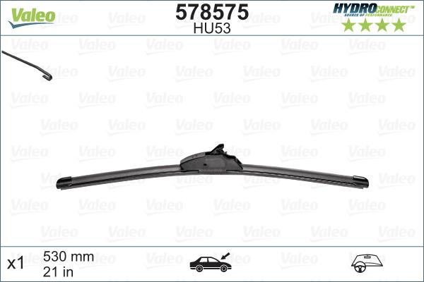 VALEO 578575 - Wiper Blade europarts.cy