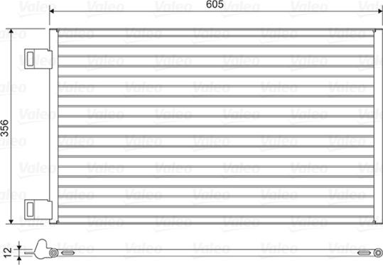 VALEO 822553 - Condenser, air conditioning europarts.cy