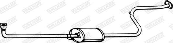 Walker 13035 - Front Silencer europarts.cy